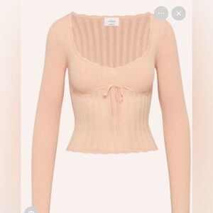 Wilfred Blush Knit Top- New Condition!